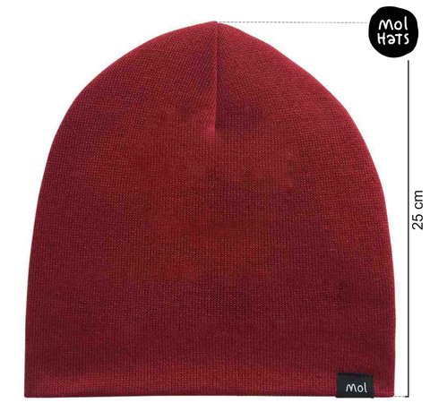 Imagen de Gorro de Lana (Beanie) Liso tipo Rocky Doble Largo