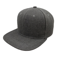 Gorra Snapback Gris Melange Texturado - tienda online