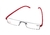 Óculos de Leitura- Hastes Vermelha Unissex