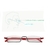 Óculos de Leitura- Hastes Vermelha Unissex - comprar online