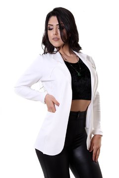 Maxi blazer off white - REF 201880 - comprar online