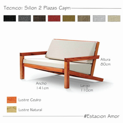 Sillon 2 Plaza Capri en internet