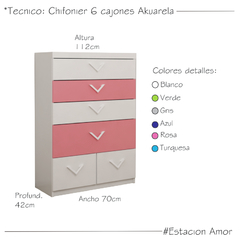 Chifonier Akuarela - comprar online