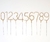 VELA MÁGICA del 0 al 9 (Sparkle dorada) en internet