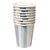 vasos rayas plateadas - comprar online