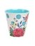VASO melamina CIRCULOS AZULES
