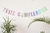 GUIRNALDA IRIDISCENTE FELIZ CUMPLEAÑOS