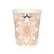 VASOS MANDALA GOLD ROSE x 8