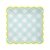 PLATOS VASOS Y SERVILLETAS VICHY CELESTE - comprar online