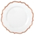 PLATOS PREMIUM BLANCO CON BORDE PLATEADO O GOLD ROSE (lavalos y reutilizalos) - comprar online