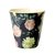VASO MELAMINA flores DARK ROSE