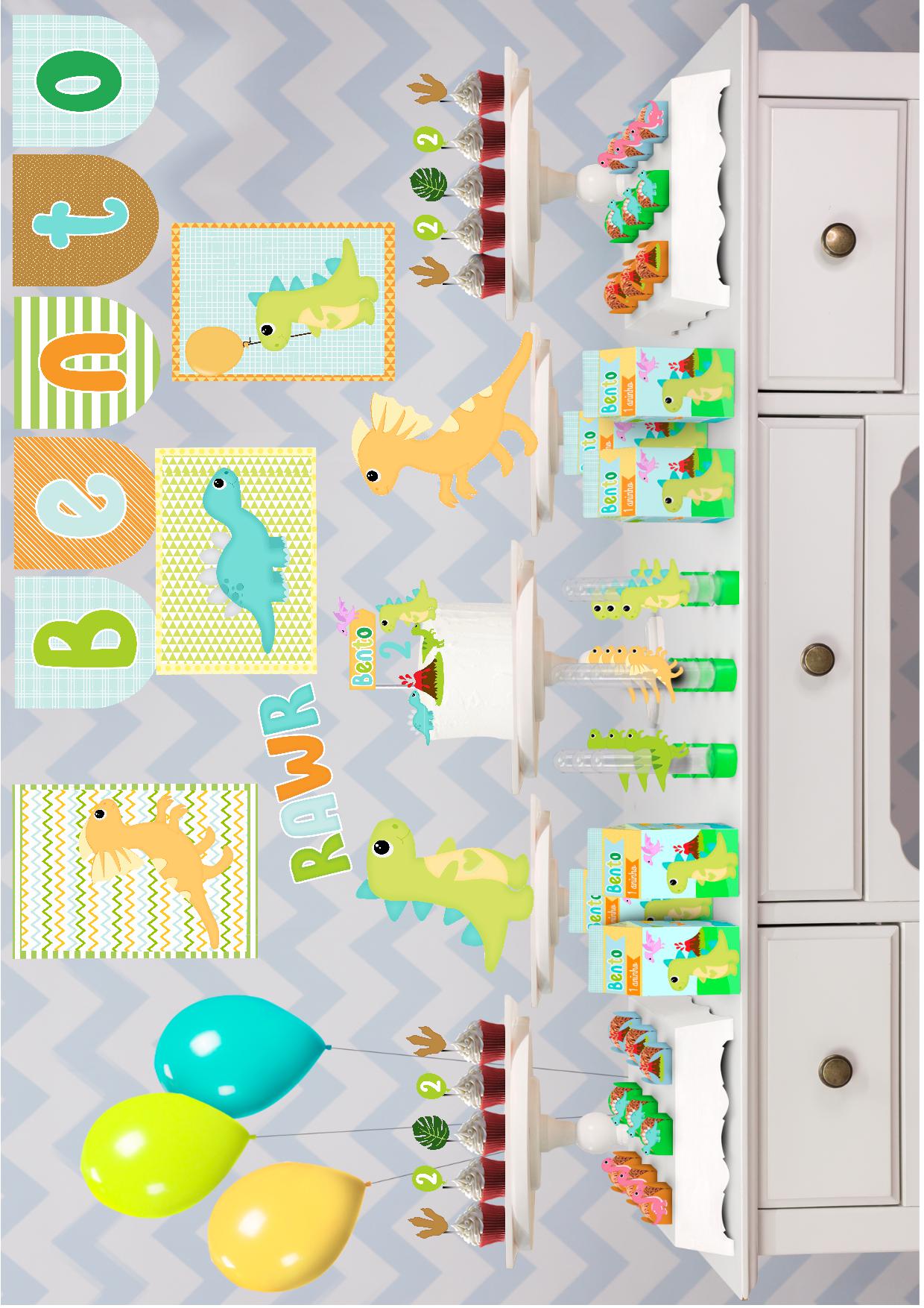 Display Dinossauro Baby - Decoração Infantil!