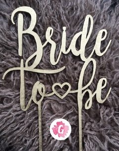 Cake topper de madera para tortas con frases