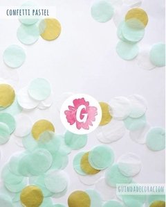 Confetti Colores con Dorado o Plateado Para Decorar Mesas - tienda online