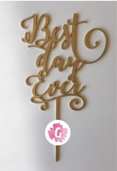 Cake topper de madera para tortas con frases - comprar online