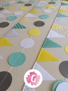 Mini Banderines con trama