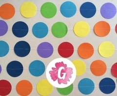 Imagen de Guirnalda Colores Babyshower Casamientos Cumpleaños Eventos