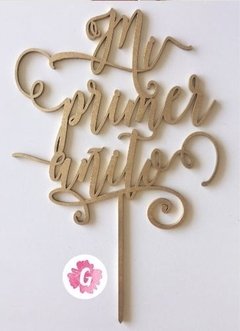 Cake topper de madera para tortas con frases en internet