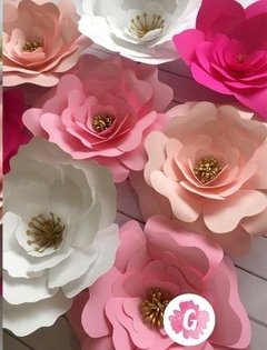 Flores Gigantes Decoración Eventos Casamientos 45 Y 50cm en internet