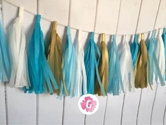 Borlas De Flecos (8) De Papel Cola De Globos O Guirnalda en internet