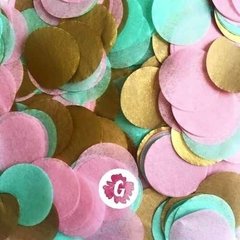 Confetti Colores con Dorado o Plateado Para Decorar Mesas - Guinda Decoración