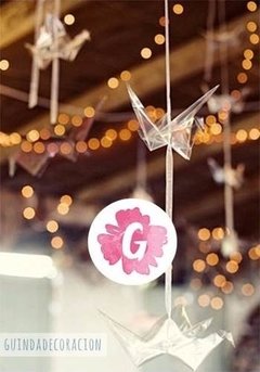 Grullas Transparentes Souvenir Deco Casamiento Origami