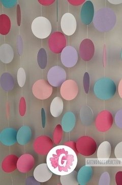Guirnalda Colores Babyshower Casamientos Cumpleaños Eventos