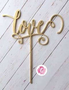 Cake topper de madera para tortas con frases - tienda online