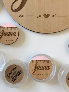 Pack 10 souvenir-de-nacimiento + cuadro de-nacimiento-personalizabas-en-madera en internet