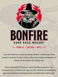 Whisky Bonfire Nacional Canela, Cayena Y Miel Tipo Jack Fire - comprar online