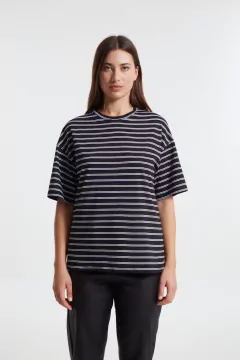 REMERA MC OVER STRIPES- SYSTEM