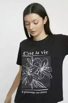 REMERA FLOWERS- ZHOUE