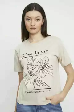 REMERA FLOWERS- ZHOUE