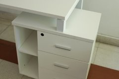 Estación de Trabajo Workstation 2 Puestos con 3 Cajones - comprar online