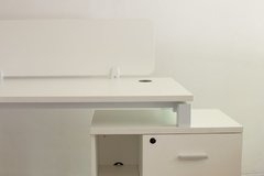 Estación de Trabajo Workstation 2 Puestos con 3 Cajones - tienda online