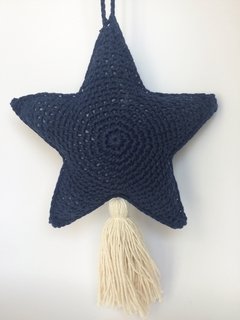 Deco tejida - Picaportero Estrella tejido al crochet - Amigurris