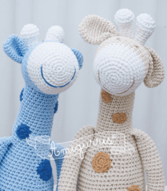 Muñeco tejido de apego - Jirafa - Amigurris
