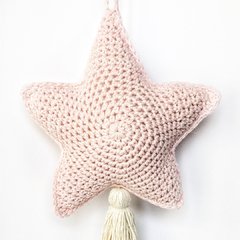 Deco tejida - Picaportero Estrella tejido al crochet. Amigurumi