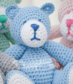 Muñeco tejido de apego - Teddy amigurumi - comprar online