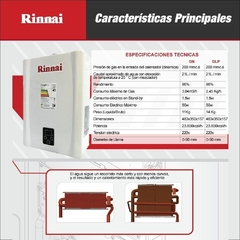 RINNAI 32 LITROS INDUSTRIAL - tienda online
