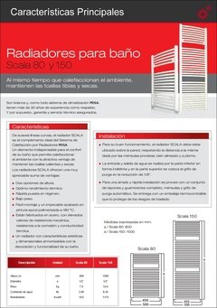 TOALLERO PEISA SCALA 80 BLANCO - comprar online
