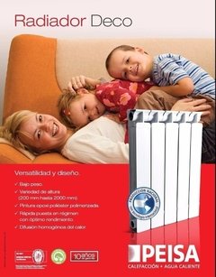 RADIADOR PEISA DECO 500mm (entre centros) - comprar online