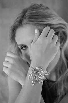 BRAZALETE LEAVES SILVER - comprar online