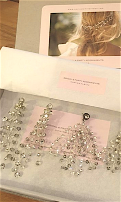 Aros lluvia cristales y strass