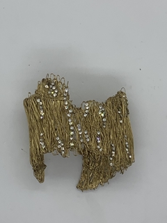 BRAZALETE TRONCOSO Gold - Novias Romina Albizu