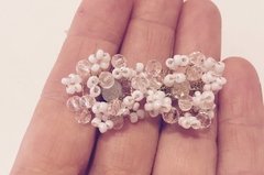 Imagen de Tiara de cristales floral Estilo F1000
