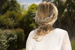 Tiara de flores heladas Estilo 7428 - tienda online