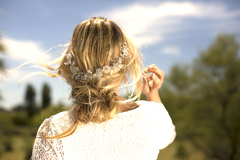 Tiara de flores heladas Estilo 7428