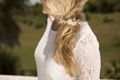 Imagen de Peineta de flores heladas Style 7457 Candy - Light Blue - Gold