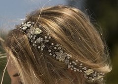 Tiara de flores y strass Estilo 7468 en internet